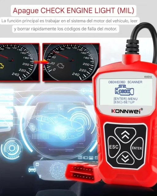 SCANNER PEQUENO PARA AUTO KW310